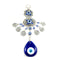 Turkish Blue Eyes Lucky Pendant Wind Chime Rhinestone Wall Door Hanging Ornam