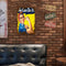 Wall Mounted Fitness Girl Metal Signs Retro Pub Bar Door Hanging Rectangle Sheet