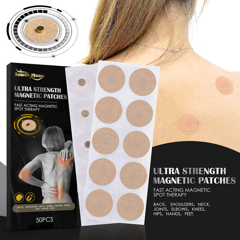 50pcs/Box Magnetic Acupoint Patches Magnetic Acupuncture Therapy Plaster Neck Back
