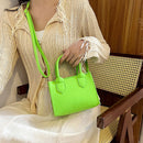 Portable Shoulder Message Bag Solid Felt Mini Purse Crossbody Top Handle Bag