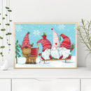 5D DIY Full Round Drill Diamond Painting Elk Goblins Mosaic Kit Art Craft Gift