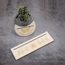 2pcs Wooden Tarot Card Stand Witch Divination Tool Display Holder Altar Suppl
