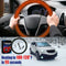 Heated Steering Wheel Cover Winter Hand Warmer Car Wheel Protector (Black) Newly