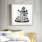 40x40cm DIY Paint By Number Kit Snowman Christmas Tree for Home Decoration Gift