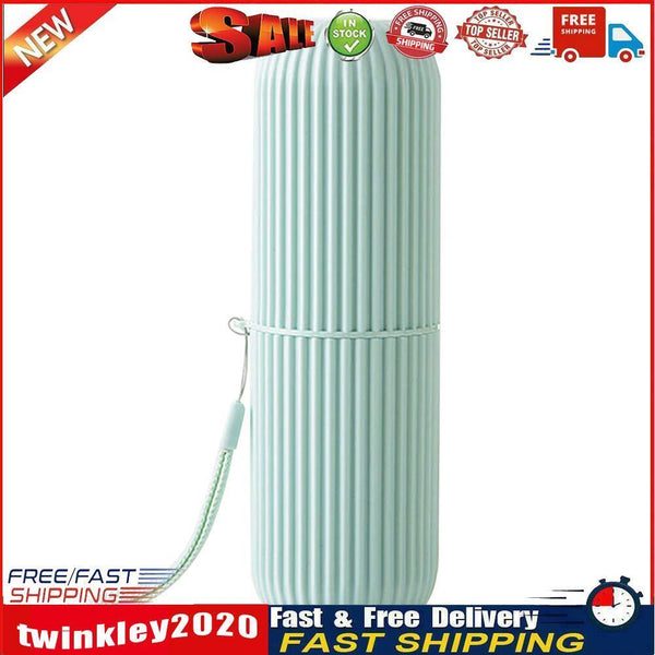 Toothpaste Toothbrush Holder Bathroom Non-Slip Strip Storage Case (Green) Newly
