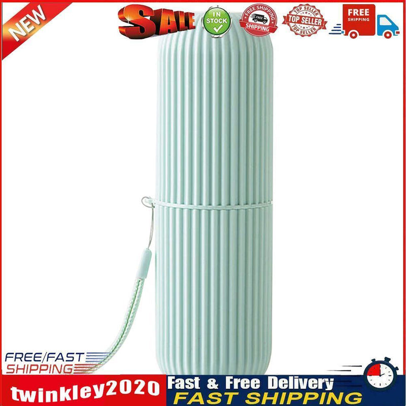 Toothpaste Toothbrush Holder Bathroom Non-Slip Strip Storage Case (Green) Newly
