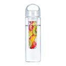 700ml Leakproof Water Bottle Plastic Soak Fruit Outdoor Drinkware (White) Newly
