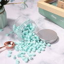 200pcs Octagonal Wax Seal Bead Retro Stamp Tablet for Envelope (Mint Green)
