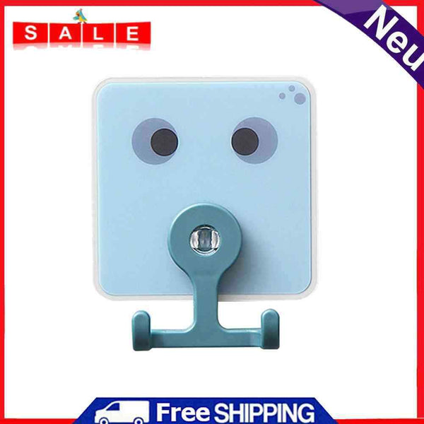 Self Adhesive Cute Hook Kitchen Wall Hanging Punch Free Door Hooks Storage Racks