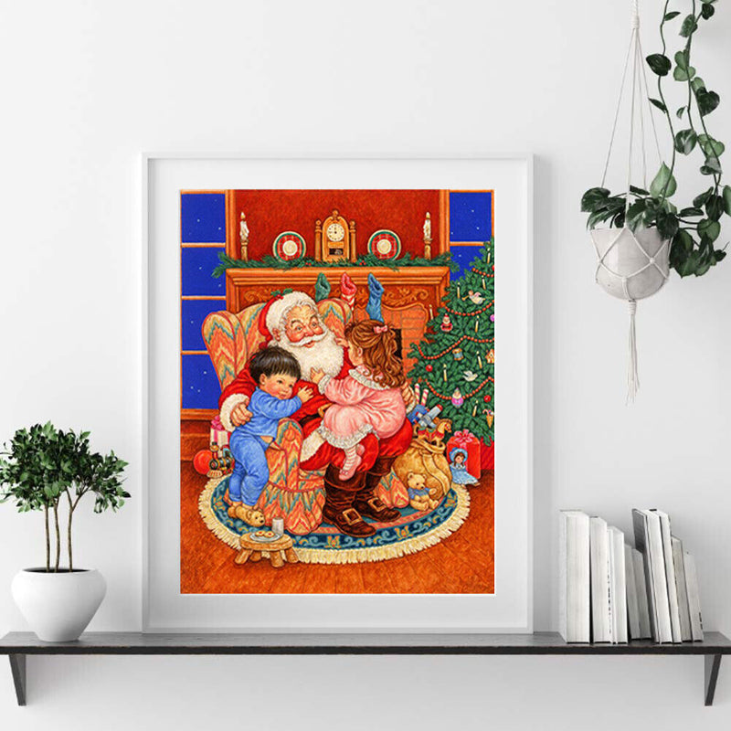 Santa Claus 40x50cm Oil Paint By Numbers Picture Painting