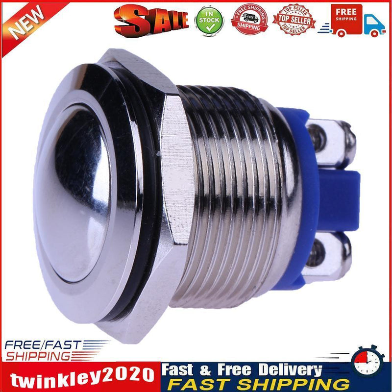 19mm Waterproof Car Metal Push Button Boat Horn Starter Momentary Switch Newly