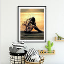 DIY Oil Paint by Numbers Abstract Smoke Coded Hand Painted Drawing Home Decor