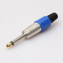 6pcs/Lot Sophomore Core Amplifier Microphone Monoste 6.35mm Mono Male RCA
