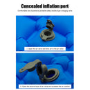 Tent Camping Mat Inflatable Hiking Portable Travel Sleeping Pad (Navy Blue)