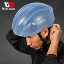 MTB Bicycle Helmet Cover Waterproof Portable Helmet Reflective Cover (Blue)