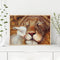Lamb and Lion Oil Paint By Numbers Kit DIY Acrylic Painting Wall Picture Cr