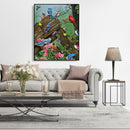 Painting By Numbers Kit DIY Resting Birds Canvas Oil Art Picture Home Decor