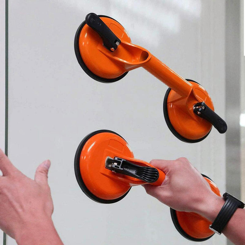 Glass Sucker Cup Heavy Duty Aluminum Alloy Rubber Vacuum Plate Handle Lifter/