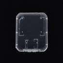 Plastic Standard Transparent Storage Box SD/TF SDHC Card Memory Card Case