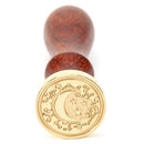 Retro Wood Handle Wax Seal Stamps Envelope Wedding Post Sealing Wax (K05) Newly