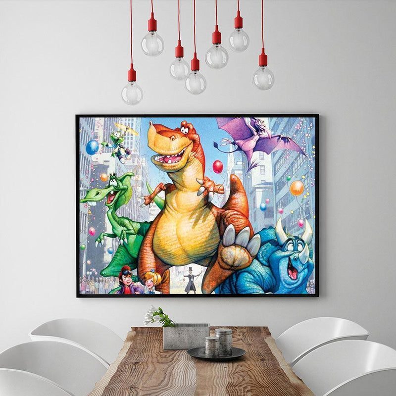 5D DIY Full Drill Diamond Painting Dinosaur Cross Stitch Craft Kits Home Decor
