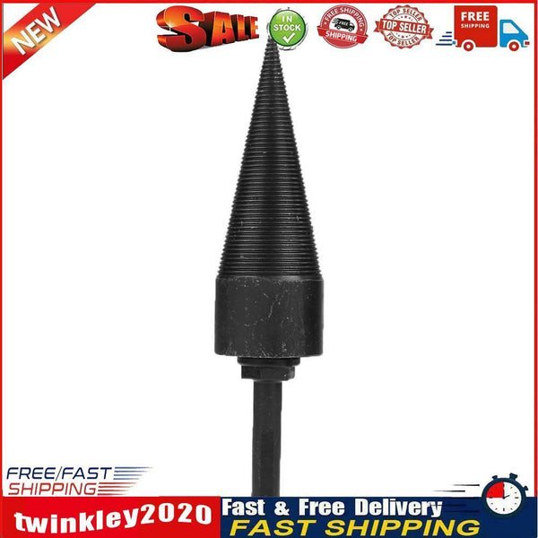 32mm Firewood Splitter Drill Bits Cutting Wood Cone Twist Auger (Hex) Newly