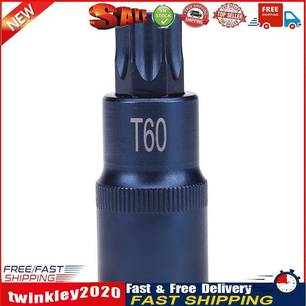 1/2 inch Torx Screwdriver Socket Bits Adapter Drive Socket Hand Tool(T60) Newly