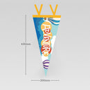 Camping Tent Bunting Pennant Outdoor Scene Layout Triangle Hanging Flag (D)