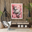 Tree Sleeping Cat Oil Paint By Numbers Kits Canvas Picture Wall Art DIY Craft