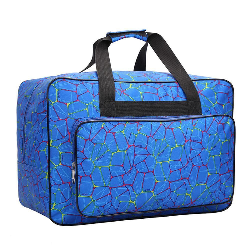 Unisex Large Capacity Travel Sport Portable Tote Sewing Machine Bags(Blue)