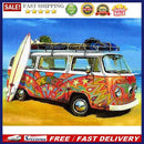 Handmade Beach Bus 5D DIY Full Round Drill Drawing Kit Diamond Painting Ornam