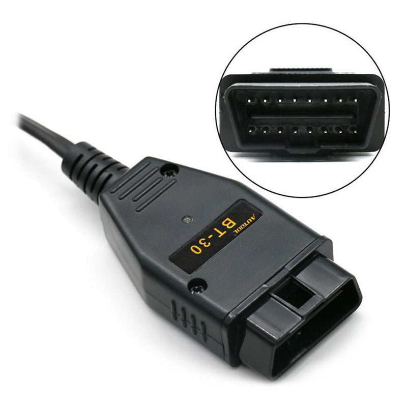 Everpert AUTOOL BT-30 Car OBD2 Battery Replacement Tool ECU Memory Saver Car N