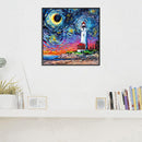 5D Full Round Drill Diamond Painting DIY Cross Stitch Craft Kit Bedroom Decor