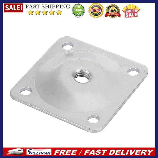 10pcs Furniture Hardware Table Leg Mounting Plate Sofa Legs Plates Hinge