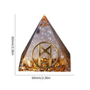 Crystal Pyramid Healing Crystal Point Positive Energy Generator (Humanity) Newly