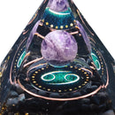 Orgonite Pyramid Healing Crystals Reiki Chakra Meditation Stones (Cancer) Newly