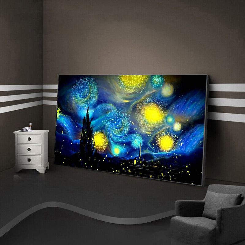 80x45cm 5D DIY Diamond Painting Abstract Night Sky Full Round Drill Mosaic Kit
