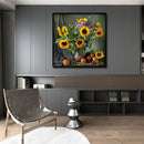 Wall Picture Poster Diamond Painting DIY Elegant Flower Cross Stitch Embroidery