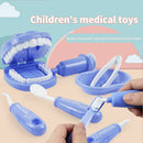 9pcs Kids Doctor Playset Pretend Play Kit Dentist Medical for Ages 3+ Girls Boys