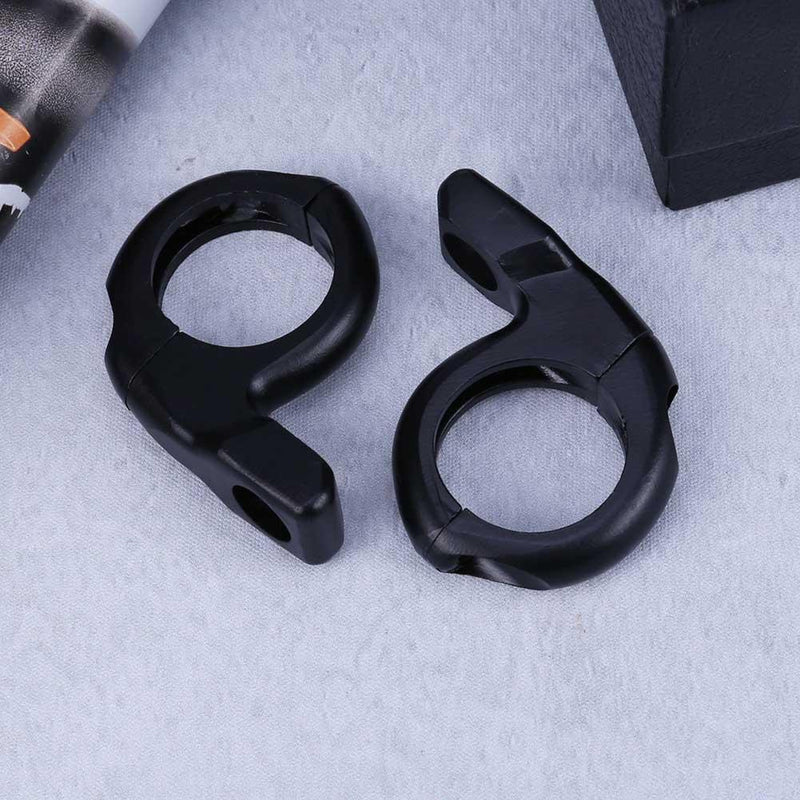2pcs Motorcycle Turn Signal Handle Bar Clamps Rear View Mirrors Adapter Clamp