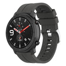 22mm Silicone Wrist Strap Band w/Buckle for Amazfit GTR 47mm (Dark Grey) Newly