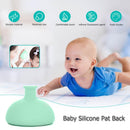 Baby Silicone Choking Milk Back Pad L-shaped Kid Resilience Beater (Green)