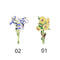 Elegant Vase Design Brooch Sunflower Pin Enamel Badge Costume Jewelry