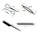 Pin DIY Ponytail  Hair Braid Tool Hair Styling  Bun Roller Maker Twist Curler