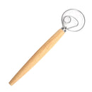 Oak Flour Dough Mixer Stainless Steel Egg Beater Flour Coil Mixer Whisk Stick#