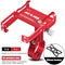 2pcs Bike Cell Phone Holder Handlebar Clip GUB P10  (Red)