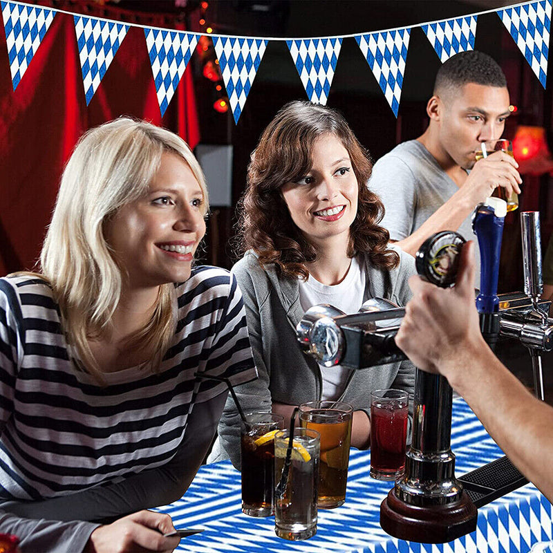 Oktoberfest Balloons German Beer Festival Decorating Set Insert Card Banner Flag