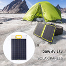 Waterproof 20W 18V Solar Panel Phone Tablet QC3.0 4 Ports USB Fast Charger