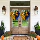 National Flag Door Hanging Flower Hanging Sunflower Ukraine Front Door Wreath