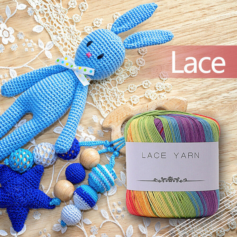 40g 10 Beach Worsted Section-Dyed DIY Crochet Thread Hand Knitting Sweater Yarn